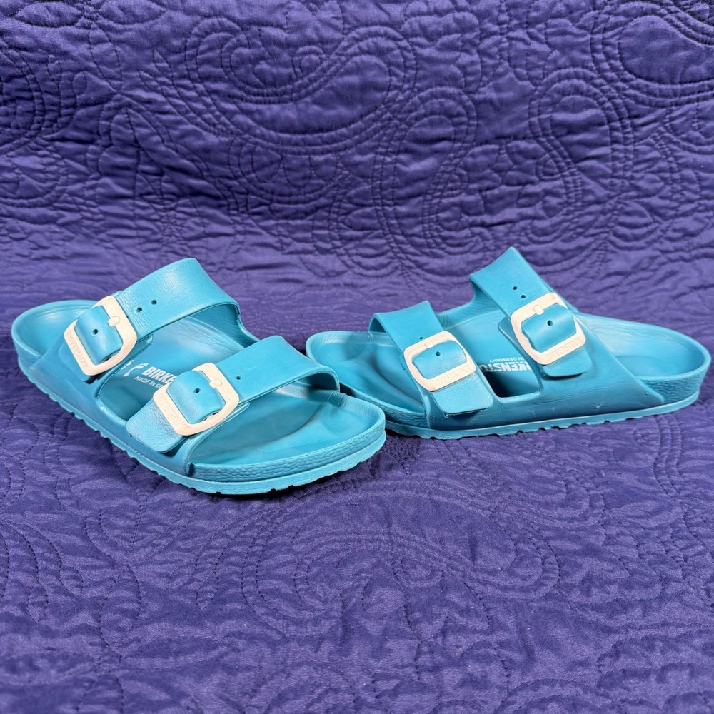 Birkenstock Arizona EVA Scuba Blue Waterproof Sandals Kids 36 L5